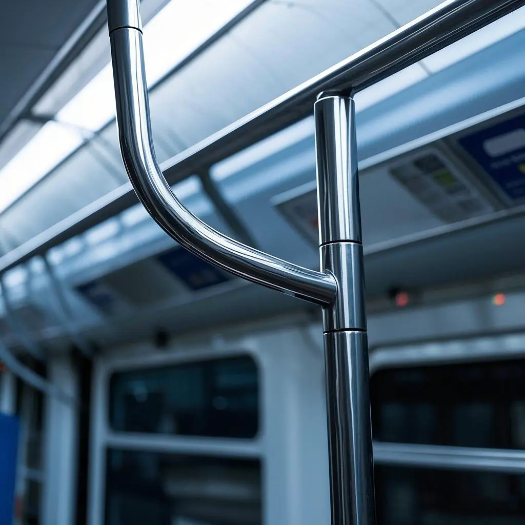 Stainless Steel Pipe for Handrails Inside Transportation Vehicles